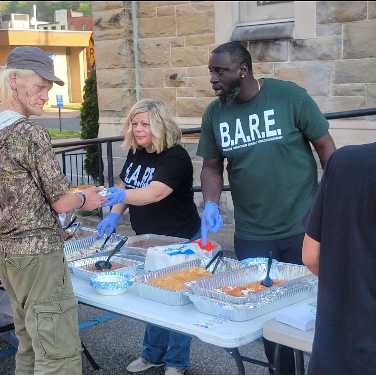 BARE serving meals in West Virginia